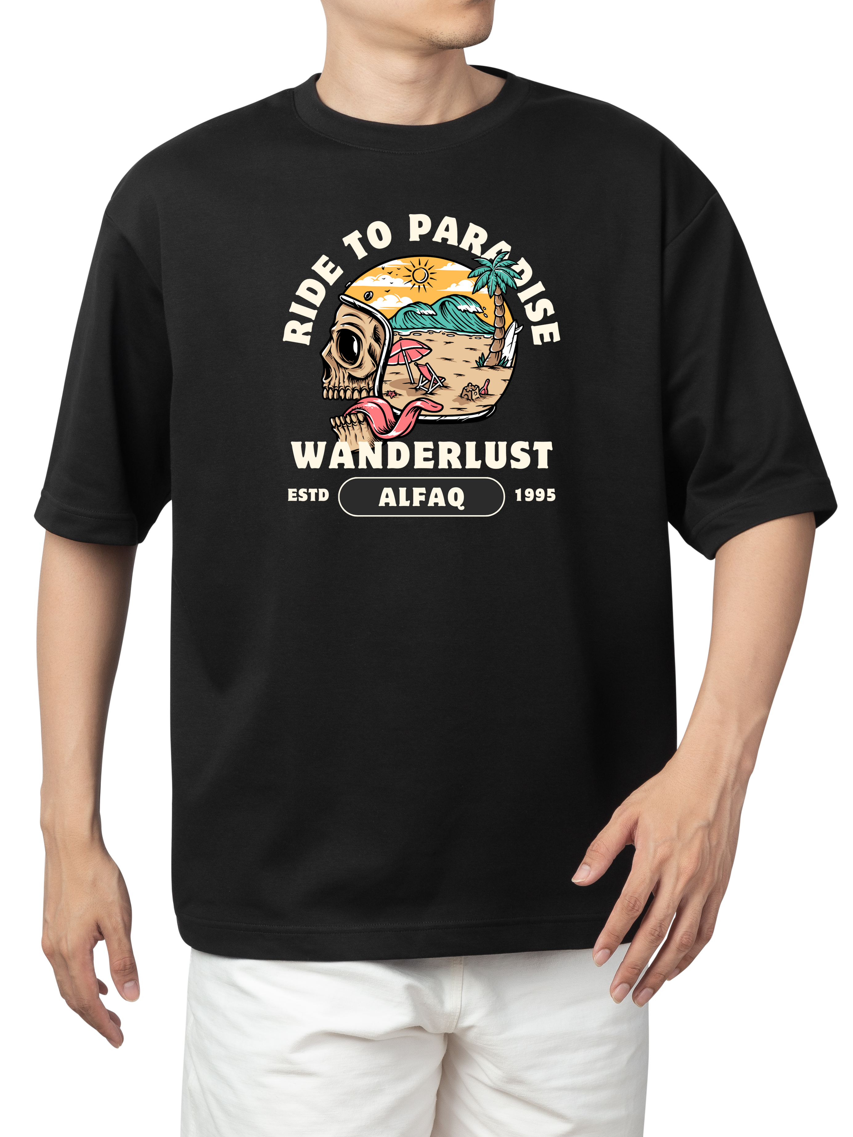 Alfaq Ride To Paradise Oversized T-shirt